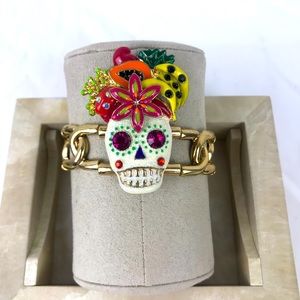 BETSEY JOHNSON SKULL BRACELET